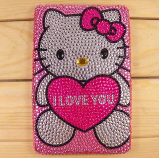 Hello Kitty crystal Bling Diamond cover case for  Kindle Fire HD 