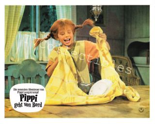 9x11 Lobby Still PIPPI GOES ON BOARD 1973 Inger Nilsson as Pippi 