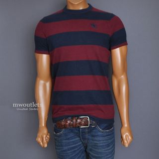 New Abercrombie & Fitch Mens Dickerson Notch Moose Muscle Tee T 
