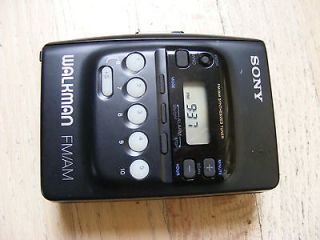 Sony AM/FM Stereo Cassette Walkman WM FX211 w/Digital Tuner AVLS Fast 