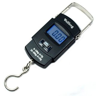   02lb Digital Hanging Scale 50kg x 5g/10g dual accuracy luggage scale