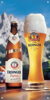 Erdinger Weissbier Bottle Beer Label Vinyl Banner Sign Printed