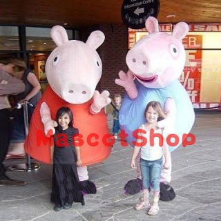 Peppa & George Mascot Costumes Adult Fancy dress   Pig