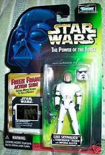  Wars Luke Skywalker in Stormtrooper Disguise W/Imperial Blaster NIB
