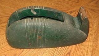 Vintage Cast Iron Tape Dispenser   Heavy Desktop Instrument   Antique