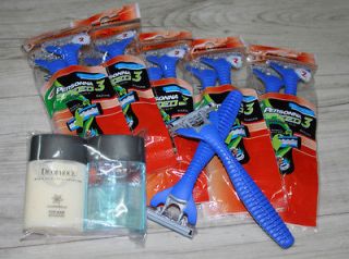 Personna speed3 Disposable razors10Pcs, 3blades, A Handdle of Safety 
