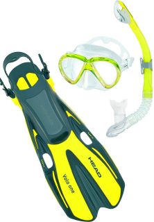   Dry Mask, Snorkel Fins Set Scuba, Diving, Free Dive Snorkeling YL