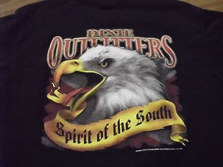DIXIE OUTFITTERS SPIRIT OF THE SOUTH T SHIRT eagle ADULT L AWESOME