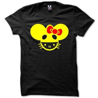 Unisex Men Women Music Musical DJ Deadmau5 Hello Kitty Head T Shirt 2 