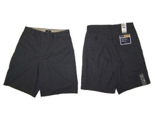 Dockers Mens Cotton Twill Shorts Loose Fit Grey NWT *