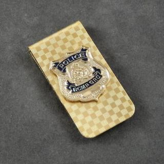 RCMP Royal Canadian Mounted Police Emblem Money Clip Gold NEW
