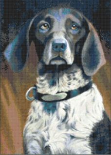 ENGLISH POINTER ~ Counted Cross Stitch Fine Art Pattern ~ Dogs