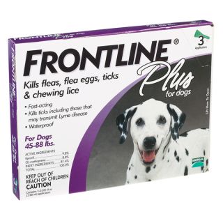 Merial Frontline Plus For Dogs 45   88 lb