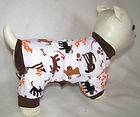   16L Dog PJS 4 legged Flannel pet fashion Pajamas apparel clothing