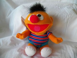Sesame Street, Tickle Me Ernie, Plush Doll 12, Works Great Hard to 