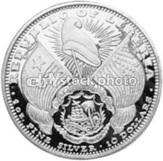   10 Dollars, 2000, Millennium, Morgan dollar Liberty head