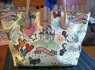 Dooney and Bourke Disney Sketch Medium Tote Handbag from Disney World 