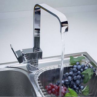 Highly New Pull Out Swivel Nickel Brushed Kitchen Sink Faucets Mixer 