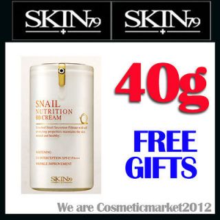 SKIN79 Snail Nutrition BB Cream SPF45/PA+++ 40g Free gifts