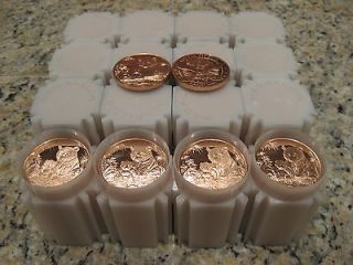   2012 COPPER .999 PURE BULLION CHINESE PANDA COIN ROUNDS 5 TUBES C34