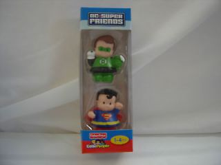   Price Little People DC Super Friends Green Lantern & Superman Figures