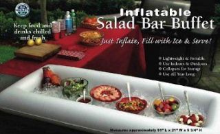 Pack Inflatable Salad Bar Buffet Server/New/Rem​oved from box for 