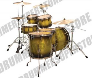   Epic Drum Set Power Oliveburst 22 10 12 13 6pc Shell Pack LCEP22RXOD