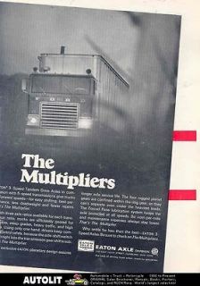 1968 Ford COE Truck & Eaton Tandem Axle Ad