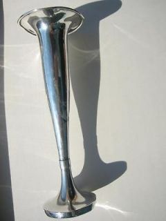 antique sterling 1900 silver bud vase 6 tall