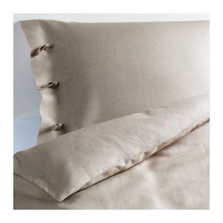 IKEA LINBLOMMA Duvet Quilt cover sets 100 % LINEN Bedlinen in White 