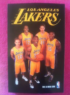   Los Angeles Lakers OFFICIAL NBA MEDIA GUIDE KOBE BRYANT Dwight Howard