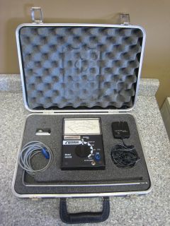 Omega HH 610 Air Velocity Meter Kit Complete w/ Probe & Case Used