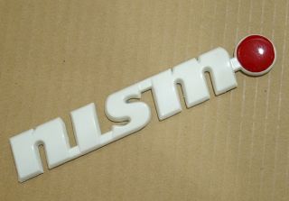 NISMO Badge EMBLEM Sticker WHITE Fits Nissan Frontier Navara Titan