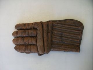 Vintage rare hockey gloves shin guard equipment men sr cooper Black 