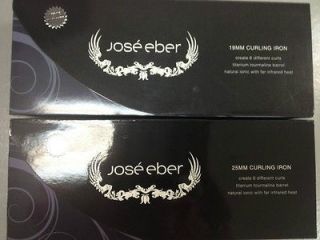 JOSE EBER CURLING IRON 25MM blue ionic infrared $300 professional hair 