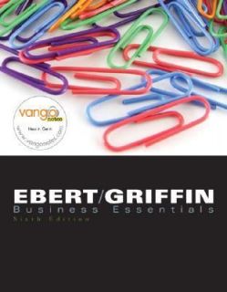   Ricky W. Griffin and Ronald J. Ebert 2006, Paperback, Revised