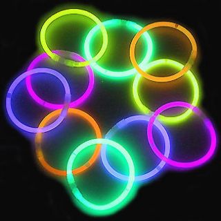 100 8 Glow Stick Bracelets Toy Party Favor Glowsticks