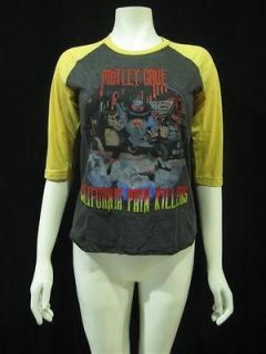 Motley Crue THEATERS OF PAIN Tour 1985 Rock Punk Music Jersey T Shirt 