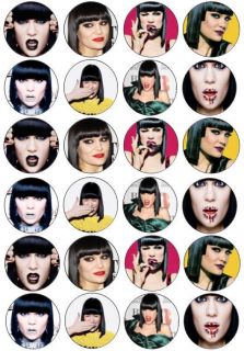 24 Jessie J **FAB** Edible CupCake/Fairy Cake Rice Paper Toppers