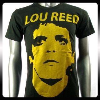 Lou Reed American Music Rock n Roll Men T shirt Sz L