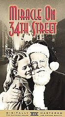 Miracle on 34th Street VHS, 1997, 50th Anniversary Edition