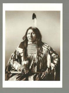Kicking Bear Miniconjou Sioux Indian Native American Art Postcard