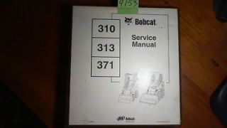 Bobcat 310 313 371 Service Manual 12/82 with Revisions to 3/88 & 371 2 