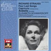 Richard Strauss Four Last Songs Capriccio Arabella by Anny Felbermayer 