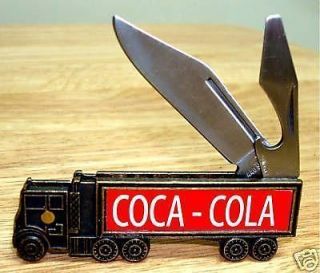 Good Condition Coca Cola Pocket Truck Knife ( U.S.A Made )