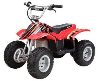 RAZOR 24V Dirt Quad Electric ATV 4 Wheeler   Red/Black