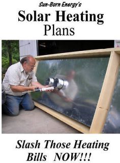 Solar Thermal Heating Panel PLANS INSTRUCTIONS BOOK
