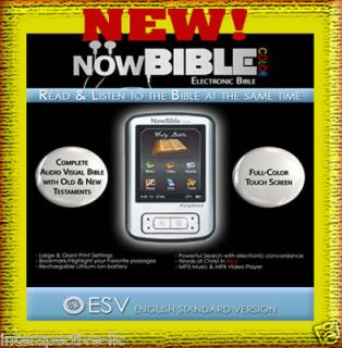 ESV NowBible Color Electronic Bible PDA  MP4 Visual