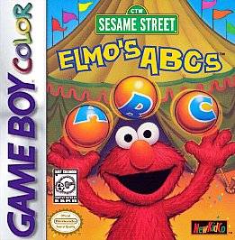 Sesame Street Elmos ABCs Nintendo Game Boy Color, 1998