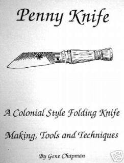 Penny Knife a Colonial Style Folding Knife/bladesmith